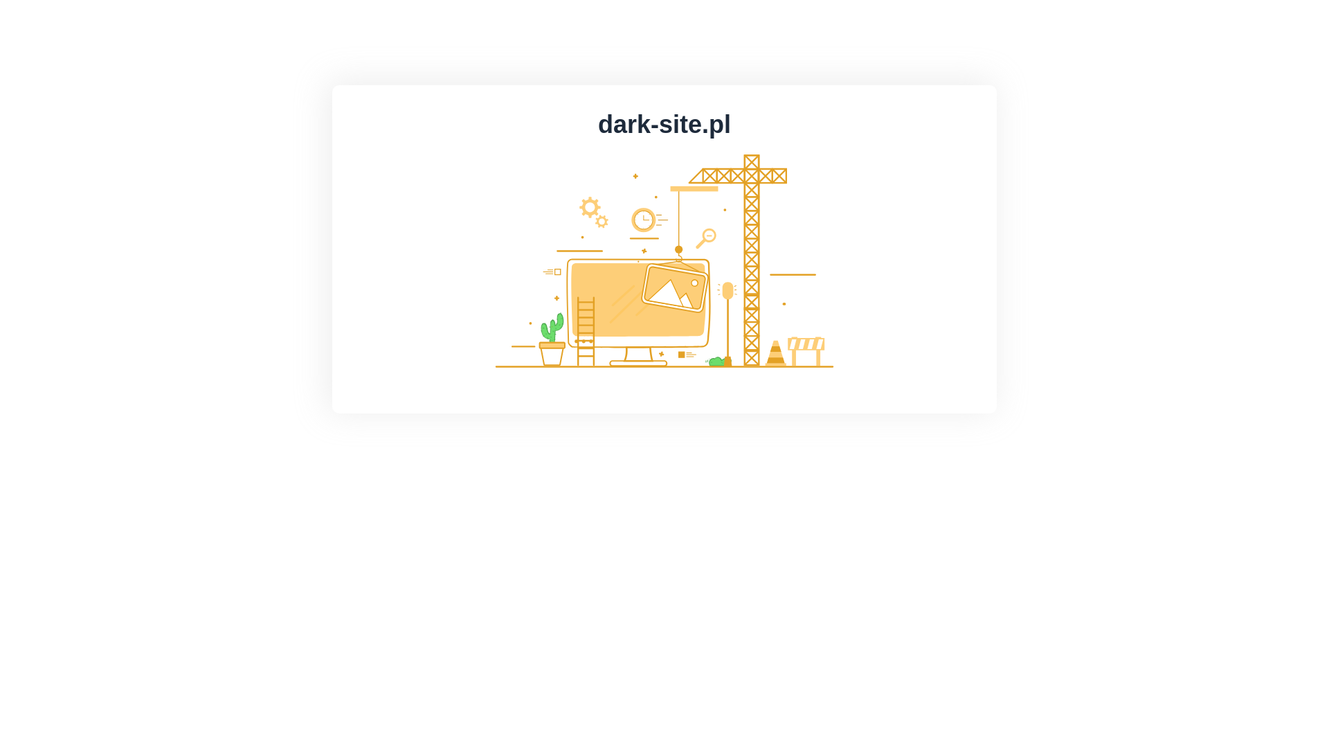 website screenshot of https://dark-site.pl/