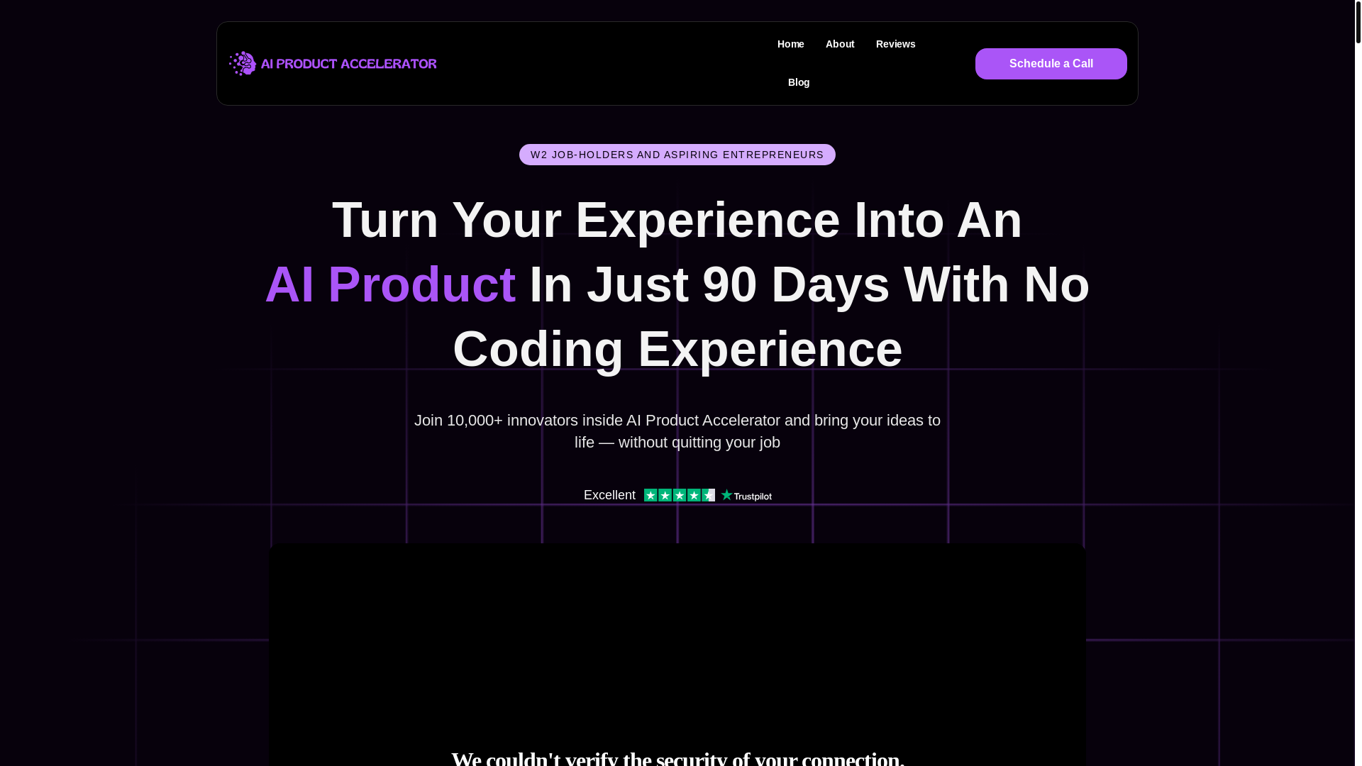 website screenshot of https://aiproductacceleratorpro.com/