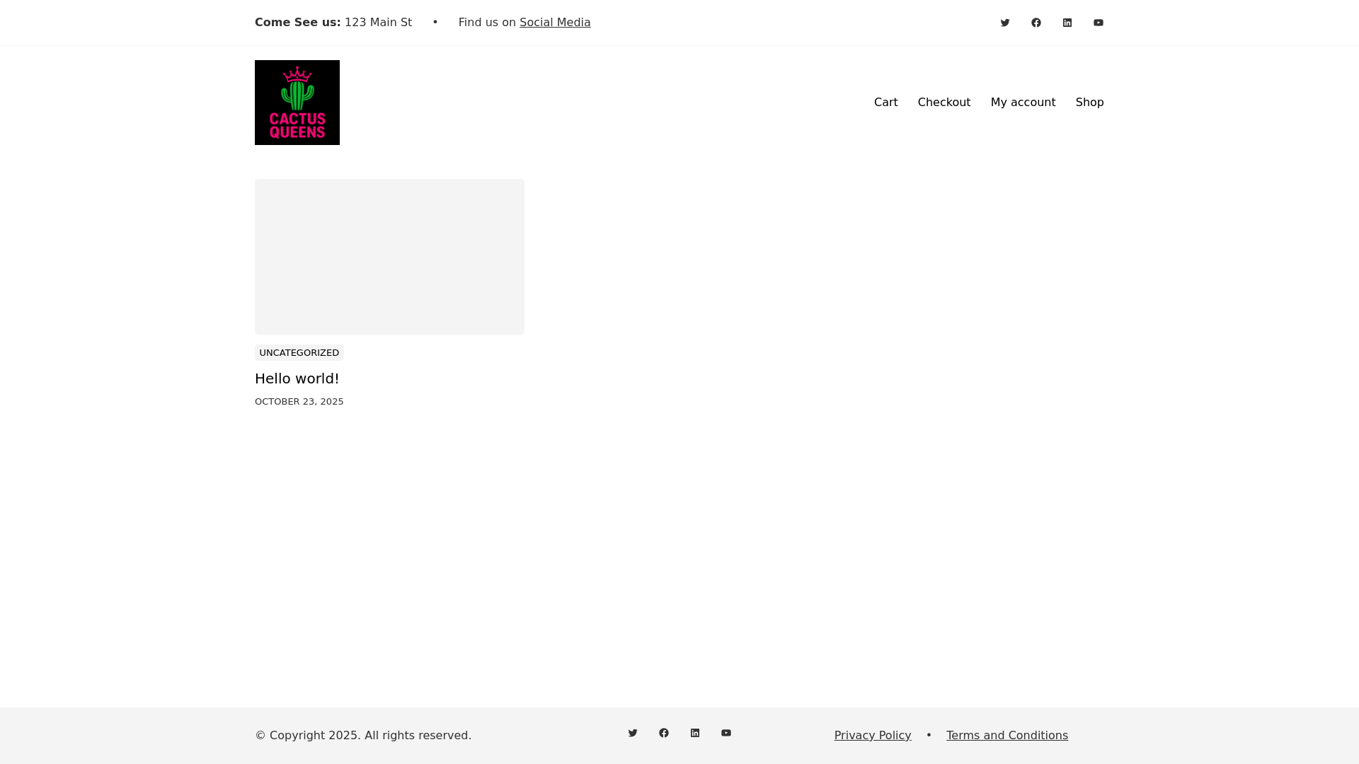 website screenshot of https://cactusqueensaz.com/
