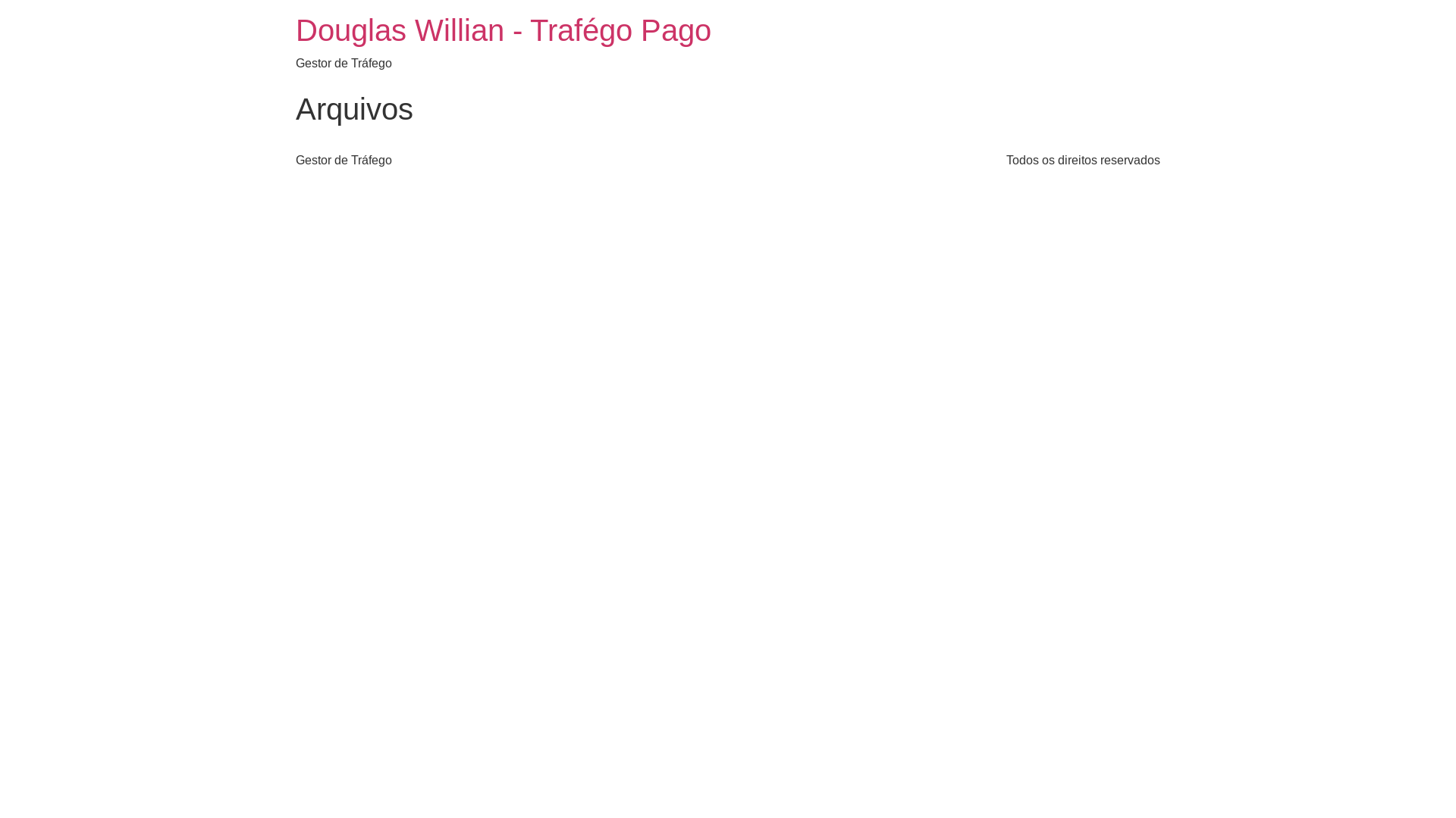 website screenshot of https://douglaswillian.com.br/