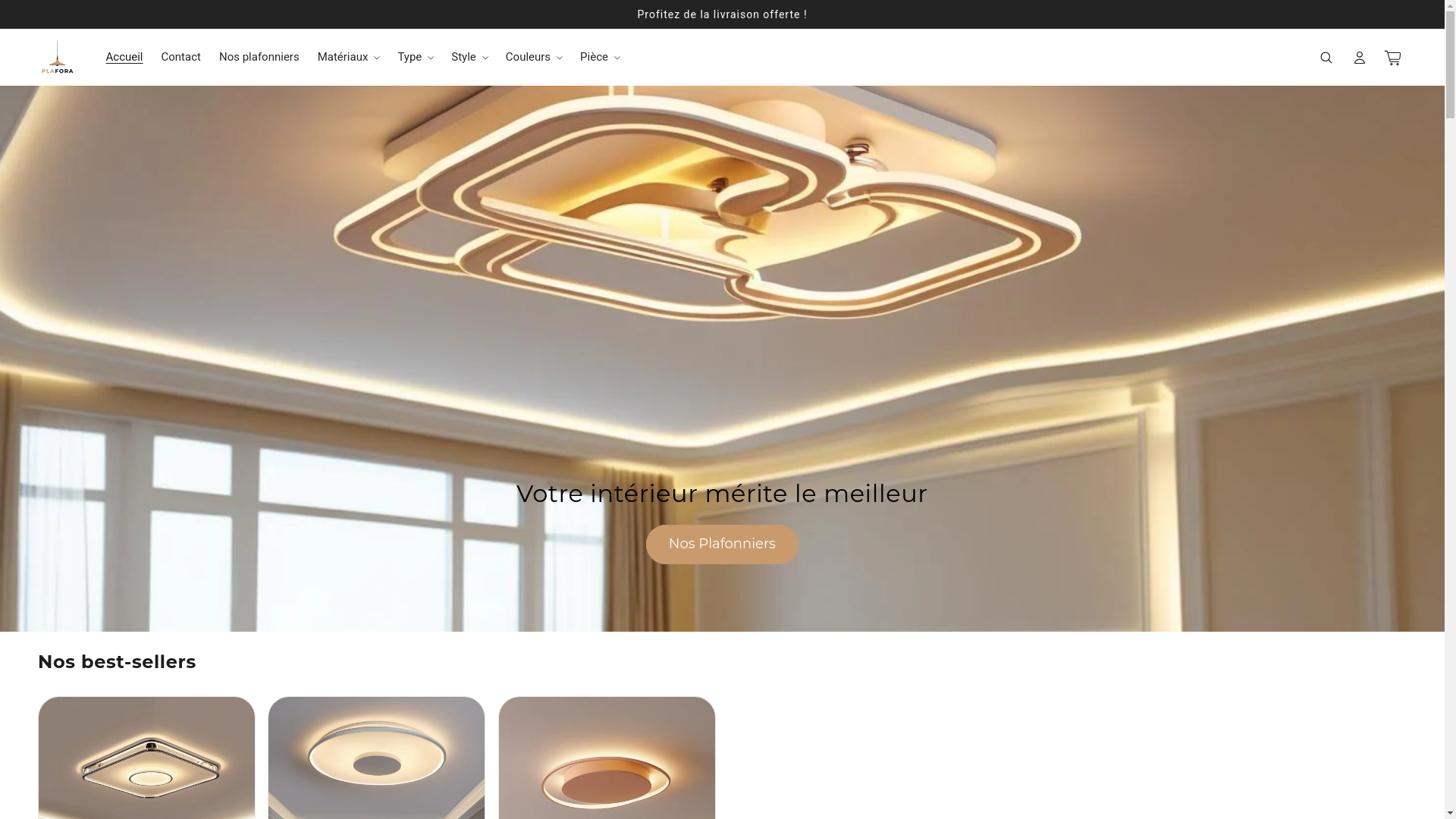 website screenshot of https://horizonlumiere.com/