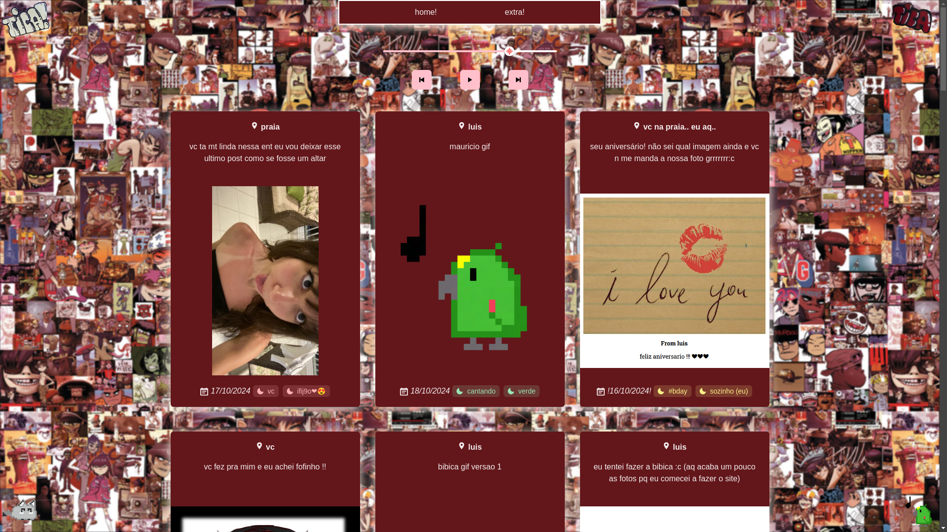 website screenshot of https://isadoraaa-bday.pages.dev/