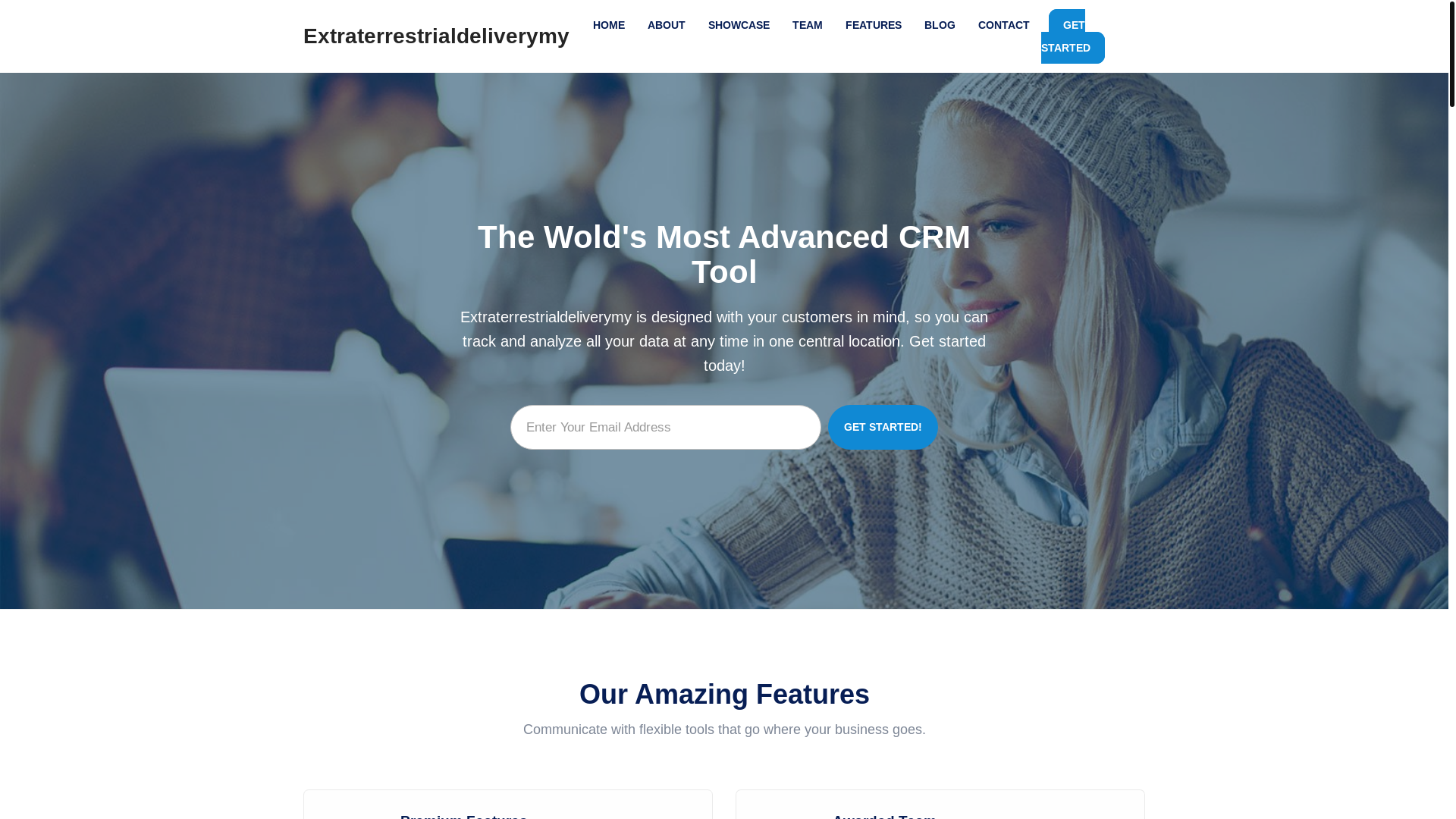 website screenshot of https://extraterrestrialdelivery.my.id/