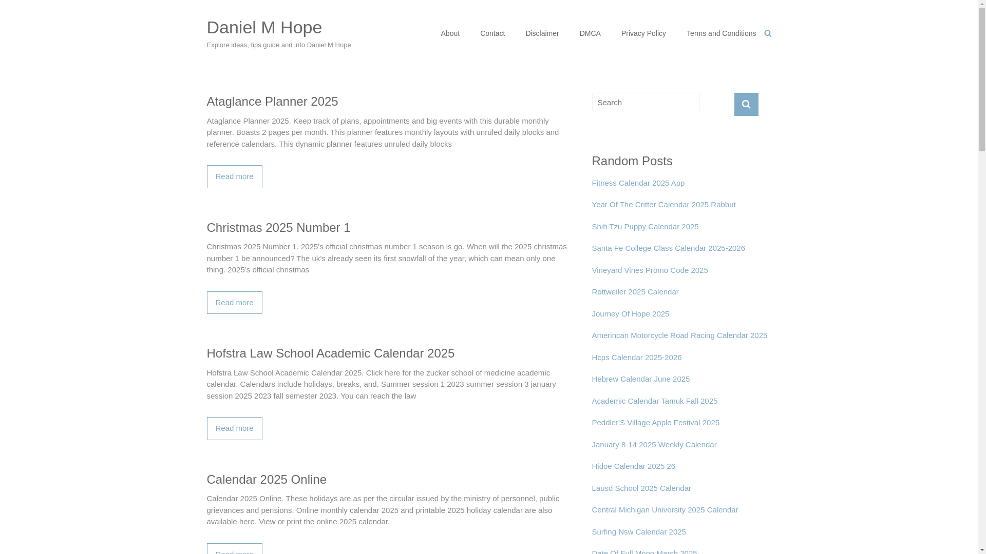 website screenshot of https://danielmhope.pages.dev/