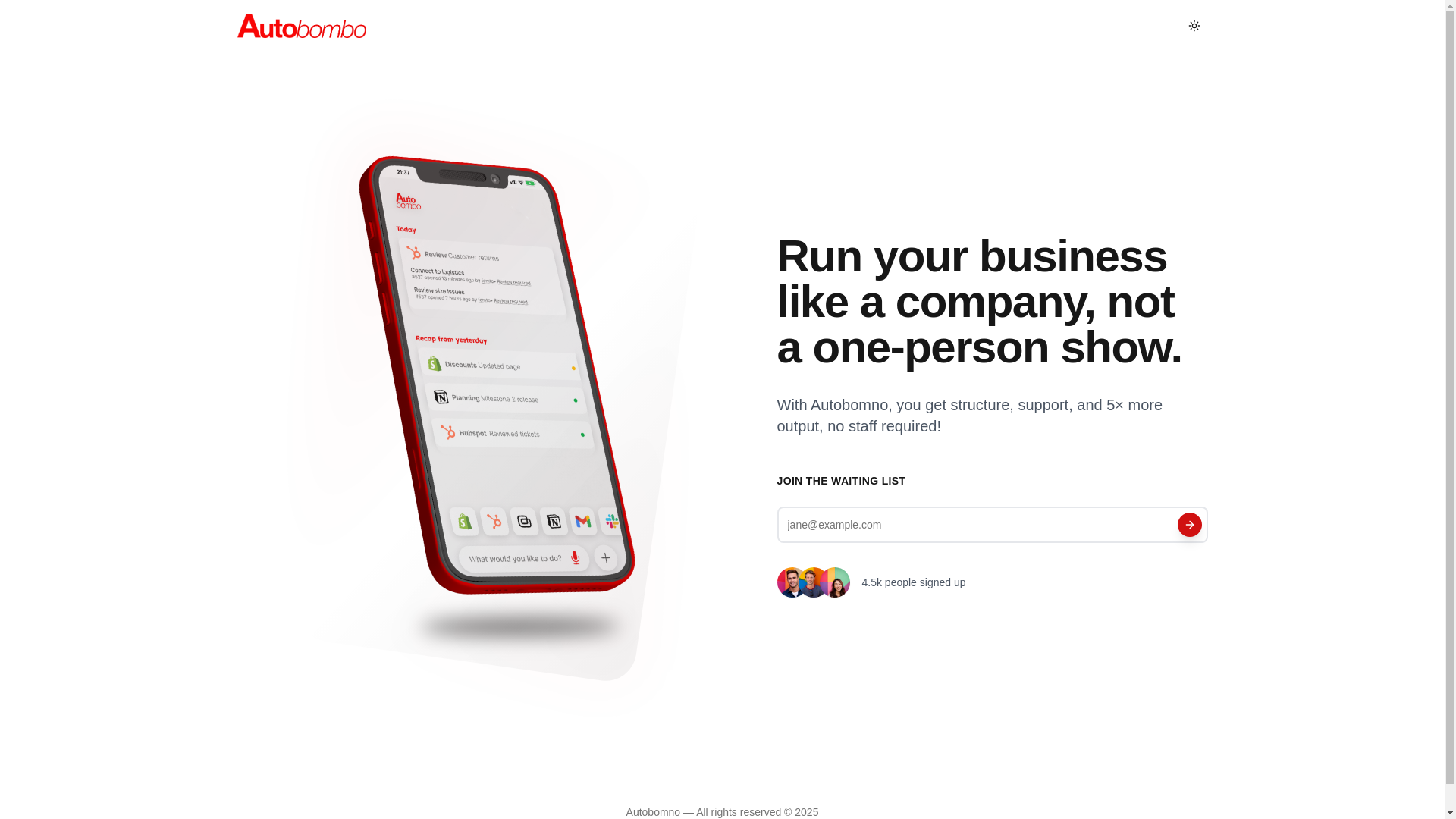 website screenshot of https://autobomno-website.pages.dev/