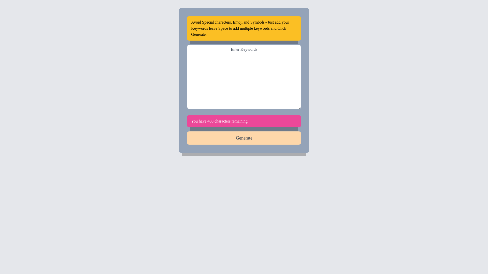website screenshot of https://hashtag.pages.dev/