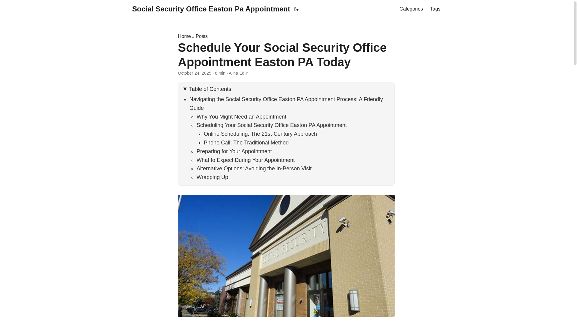 website screenshot of https://social-security-office-easton-pa-appointment.pages.dev/