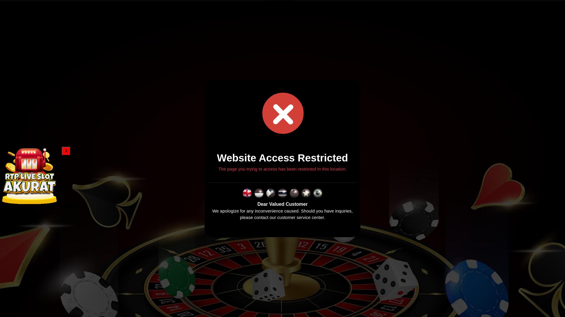 website screenshot of https://rajaspin88.top/