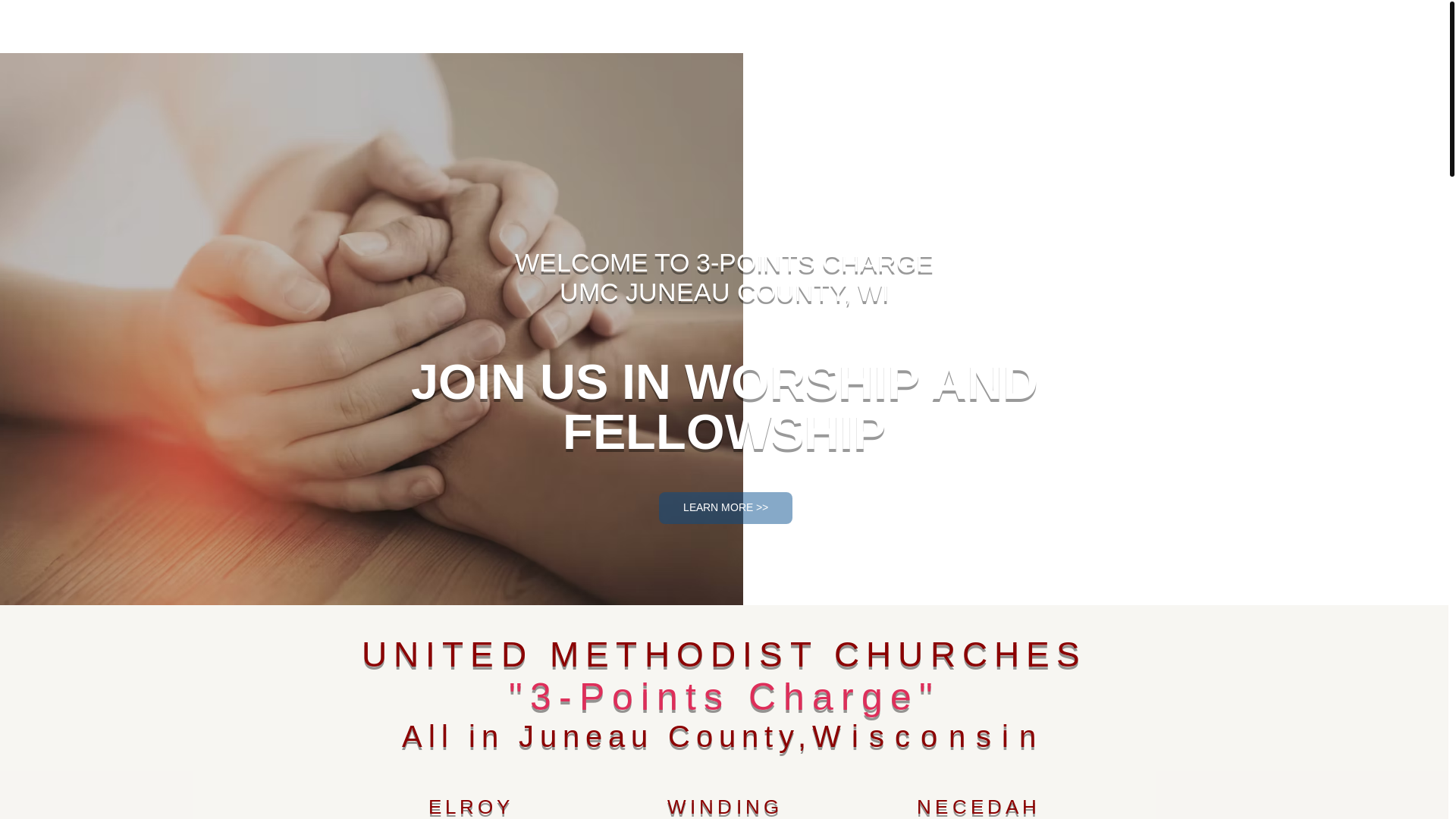 website screenshot of https://newcollectiveumc.org/