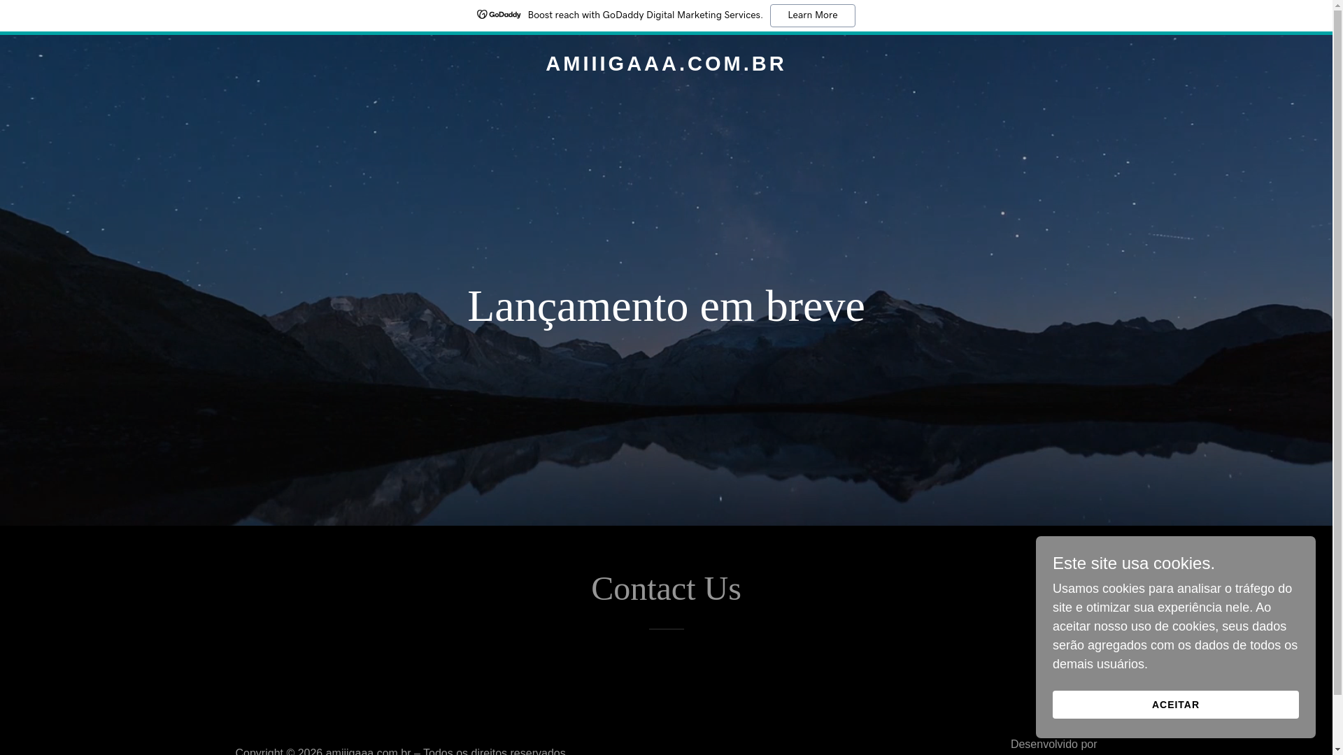 website screenshot of https://amiiigaaa.com.br/
