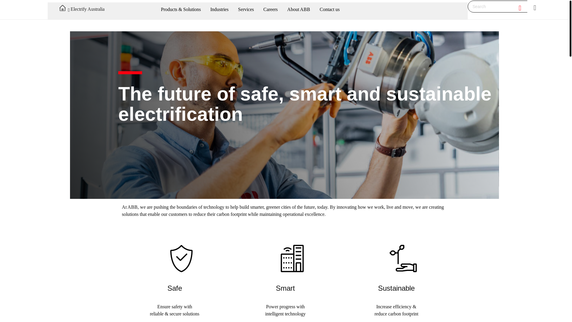 website screenshot of https://electrify-australia.online/
