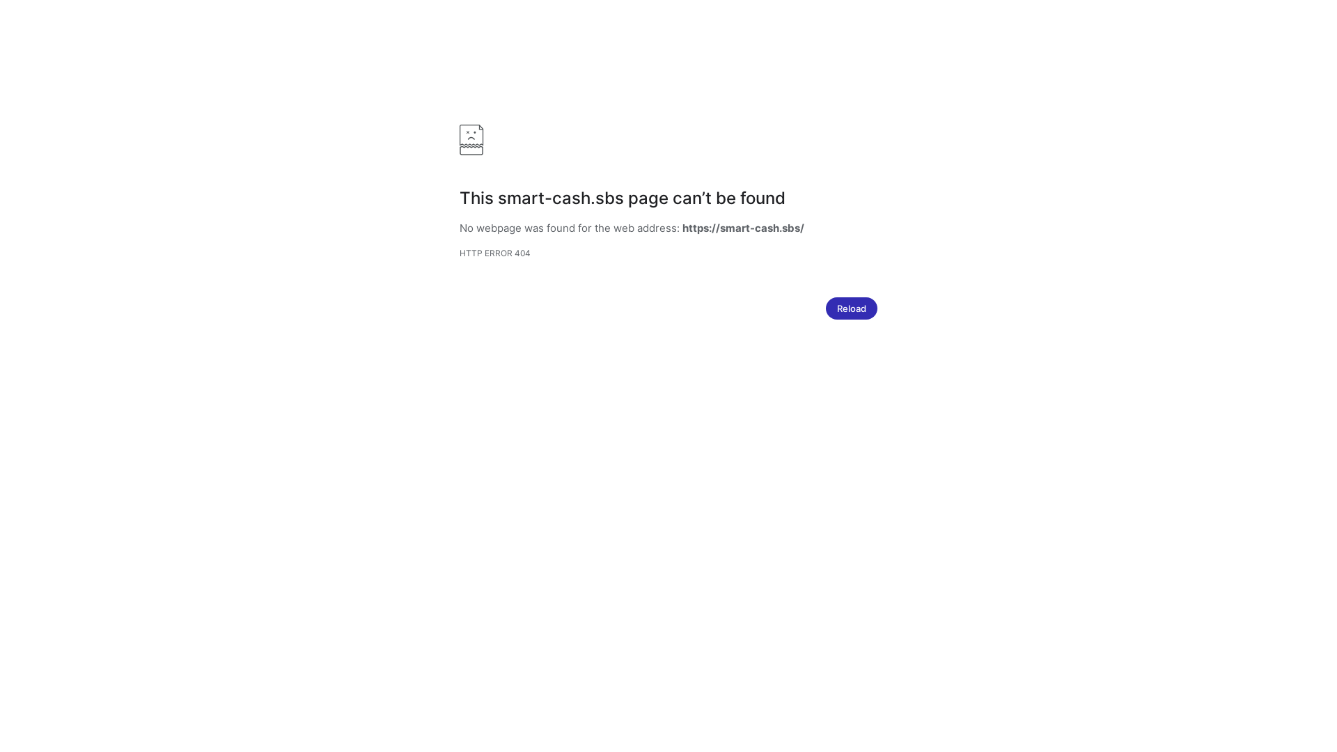 website screenshot of https://smart-cash.sbs/