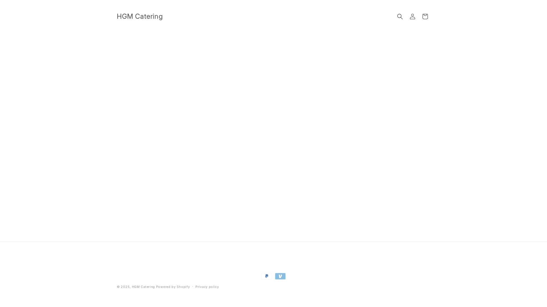 website screenshot of https://hgmcatering.com/