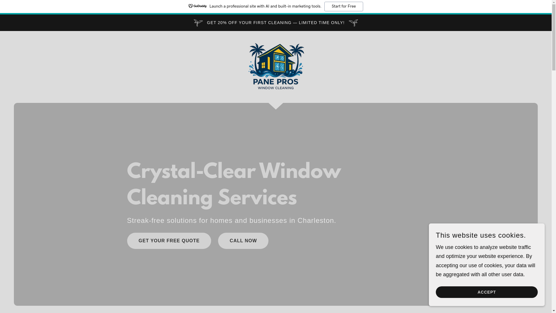 website screenshot of https://mypanepros.com/