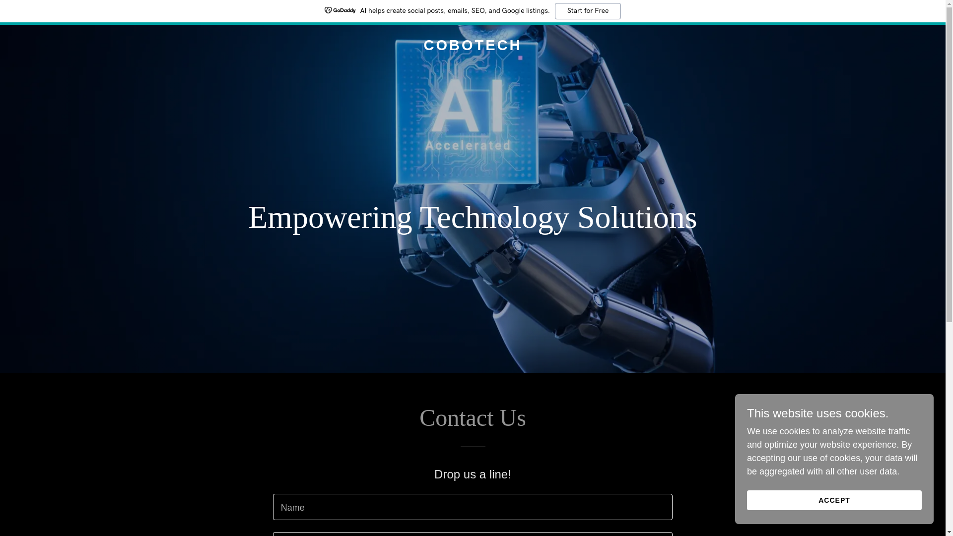 website screenshot of https://cobotech.ai/