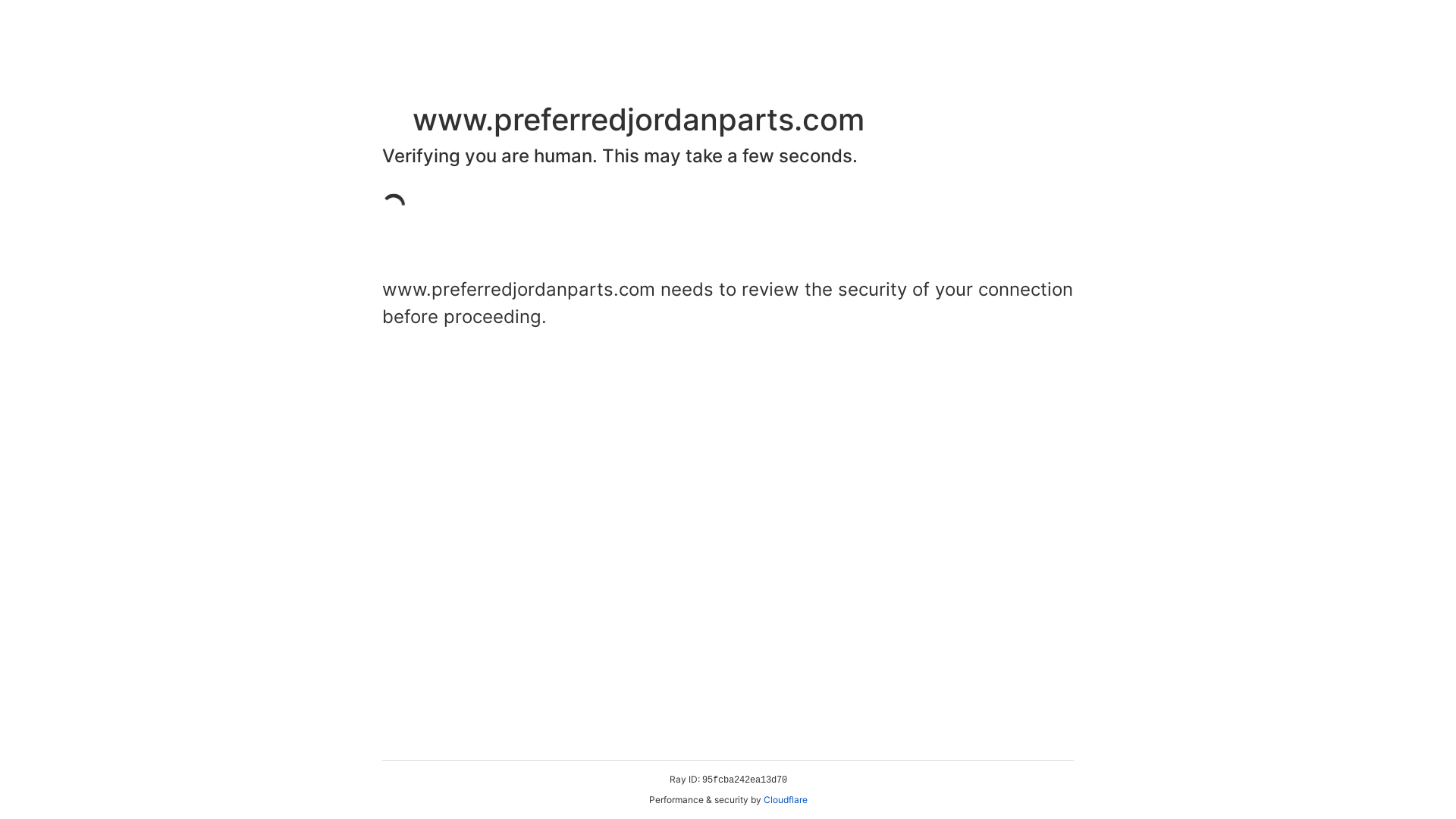 website screenshot of https://www.preferredjordanparts.com/