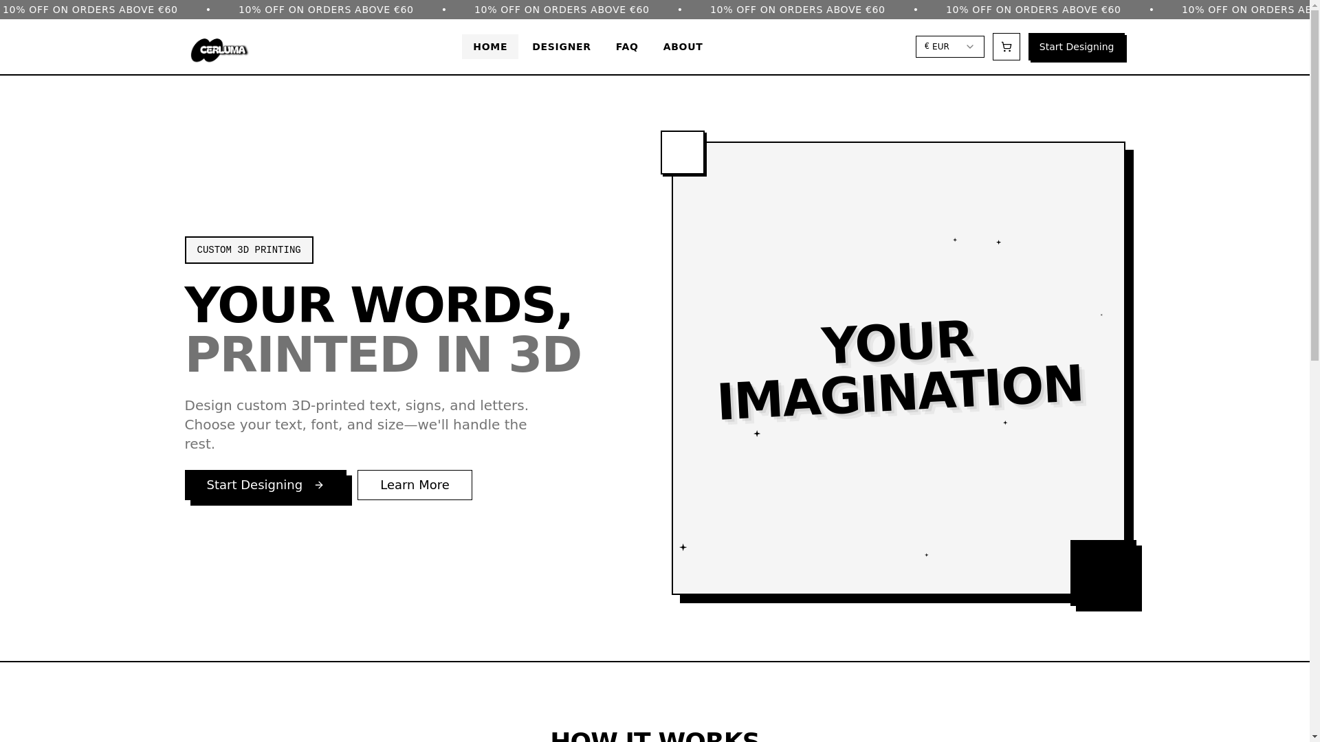 website screenshot of https://cerluma.com/