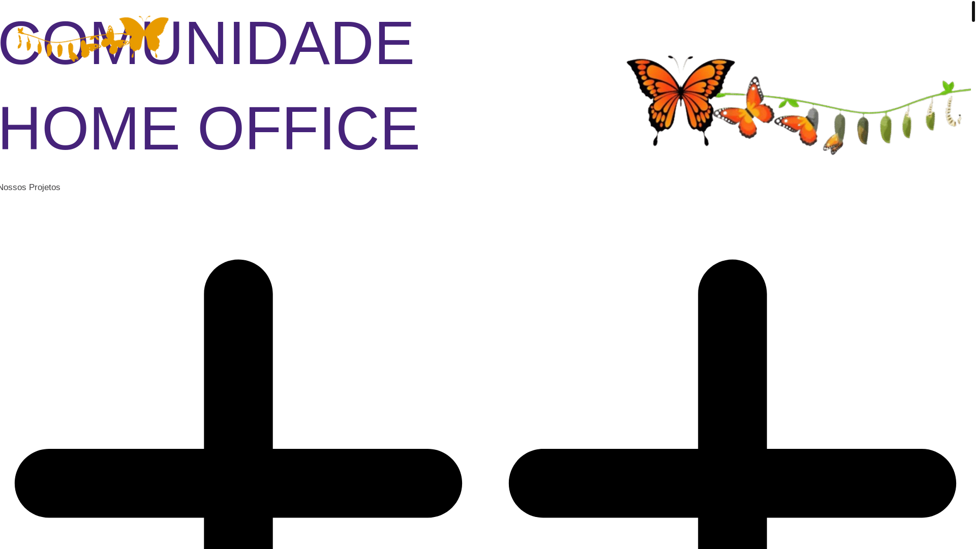 website screenshot of https://comunidadehomeoffice.com/