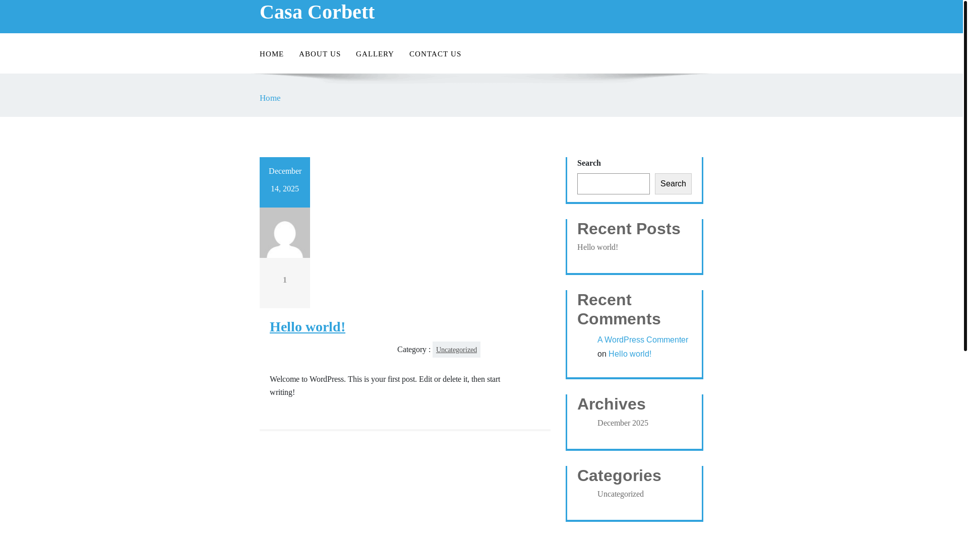 website screenshot of https://casacorbett.net/