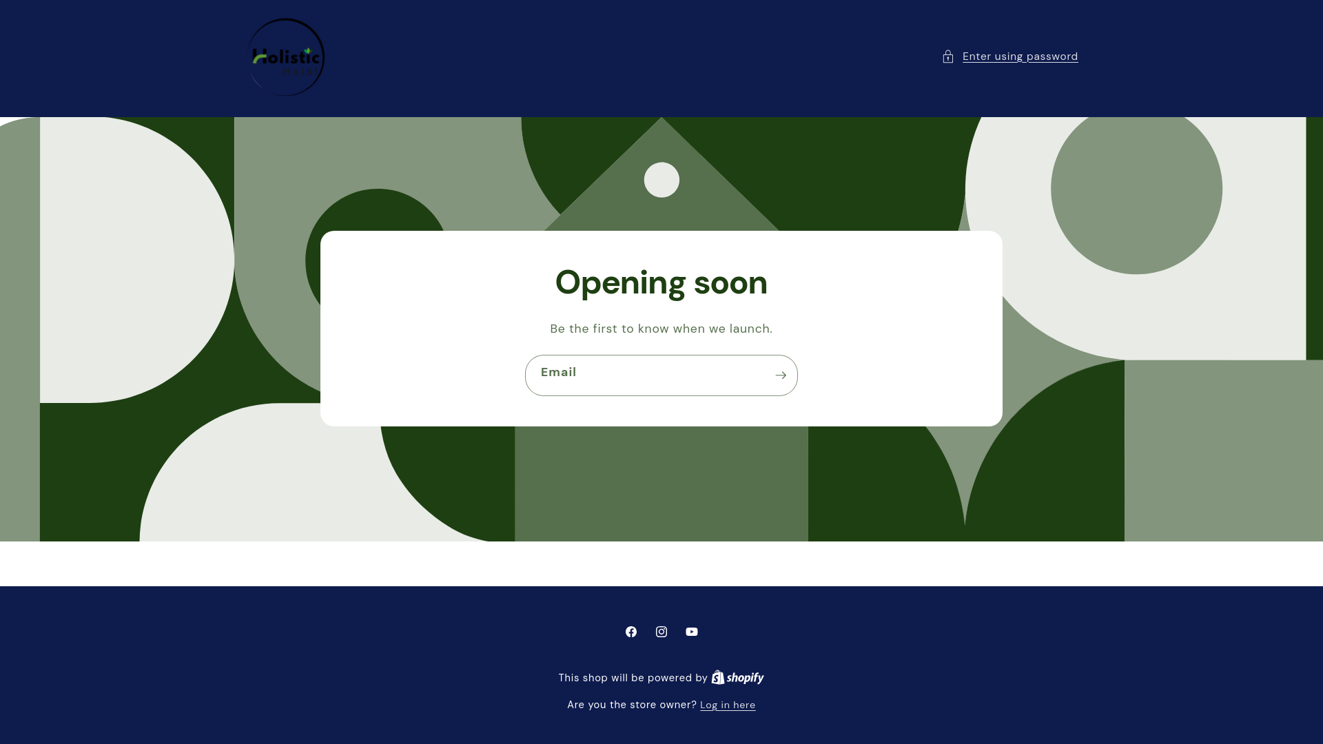 website screenshot of https://drinkgoldenwater.com/