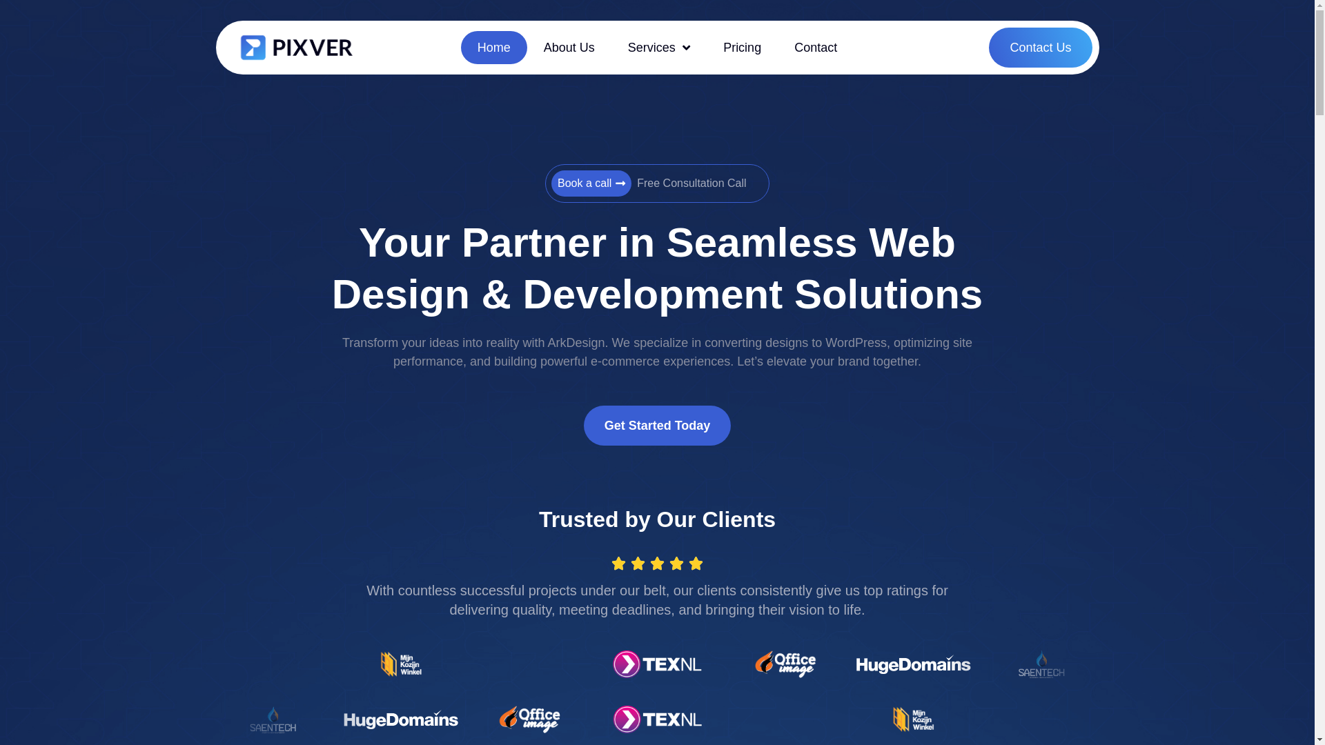 website screenshot of https://gopixver.com/