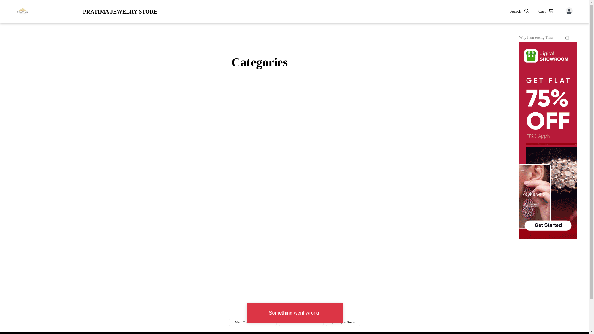website screenshot of https://pratimajewelrystore.link/