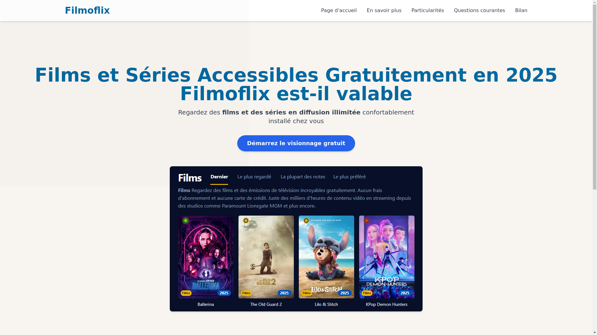 website screenshot of https://filmoflix-uh9n.pages.dev/