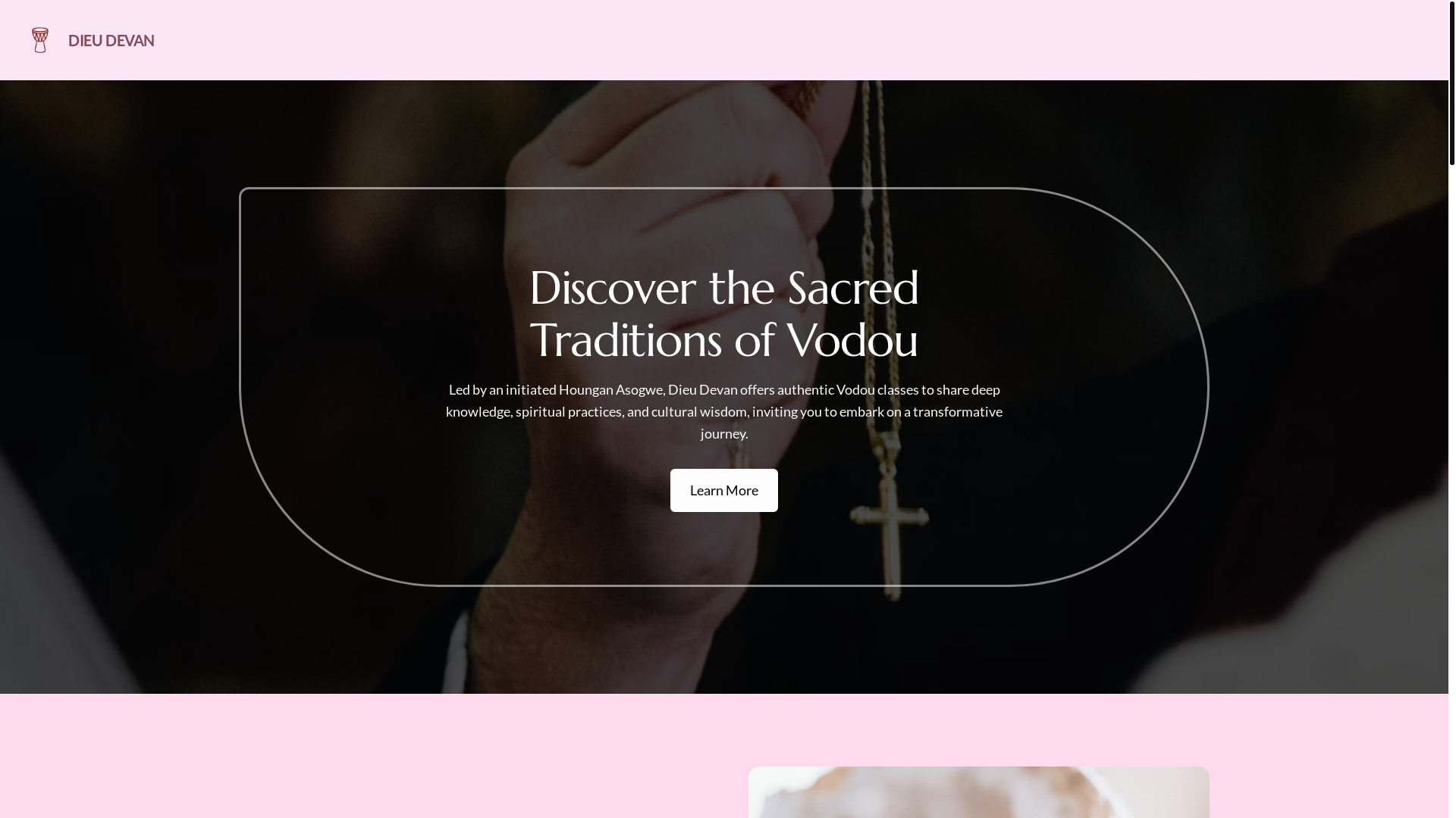 website screenshot of https://dieudevan.com/