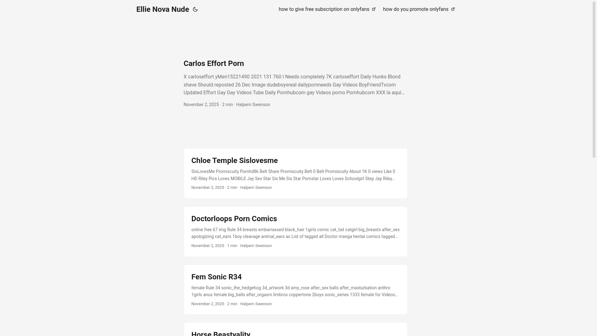 website screenshot of https://ellie-nova-nude.pages.dev/