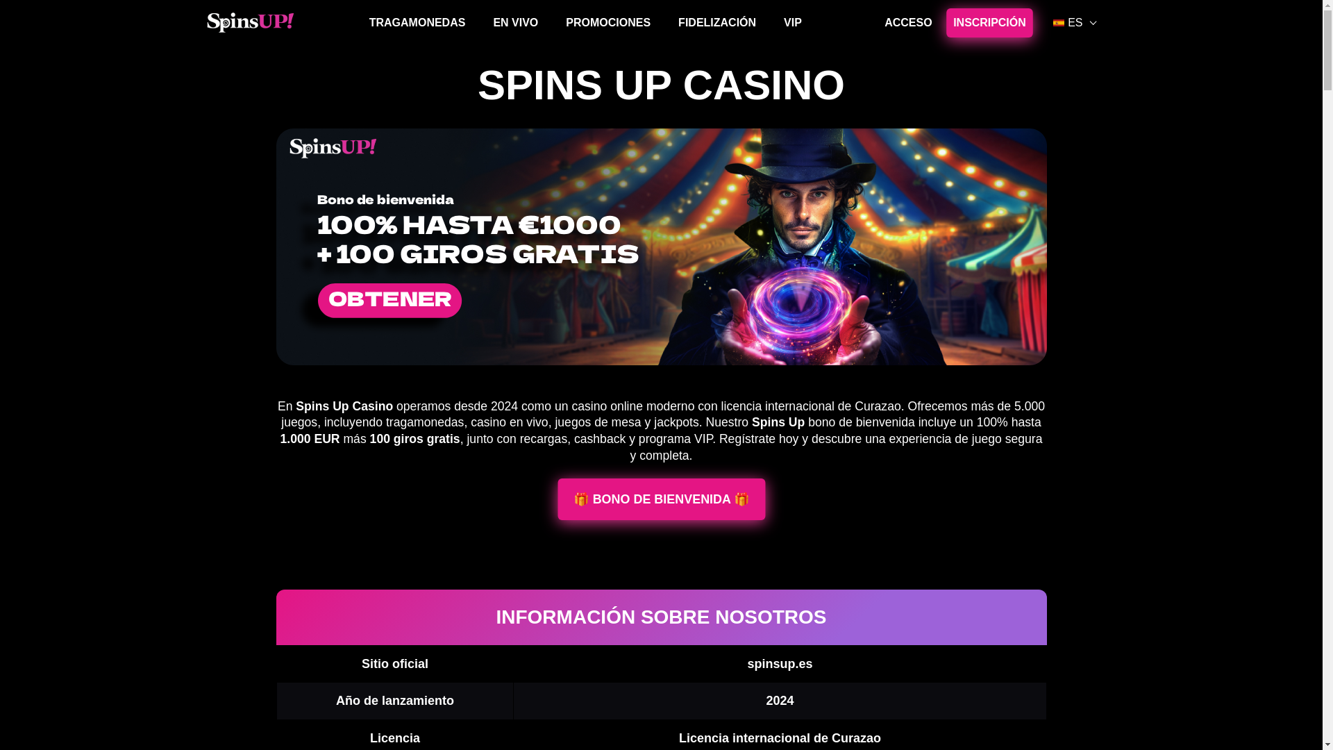 website screenshot of https://spinsup-es-3743.pages.dev/