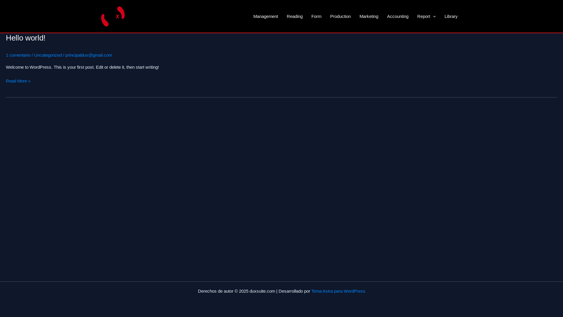 website screenshot of https://duxsuite.com/
