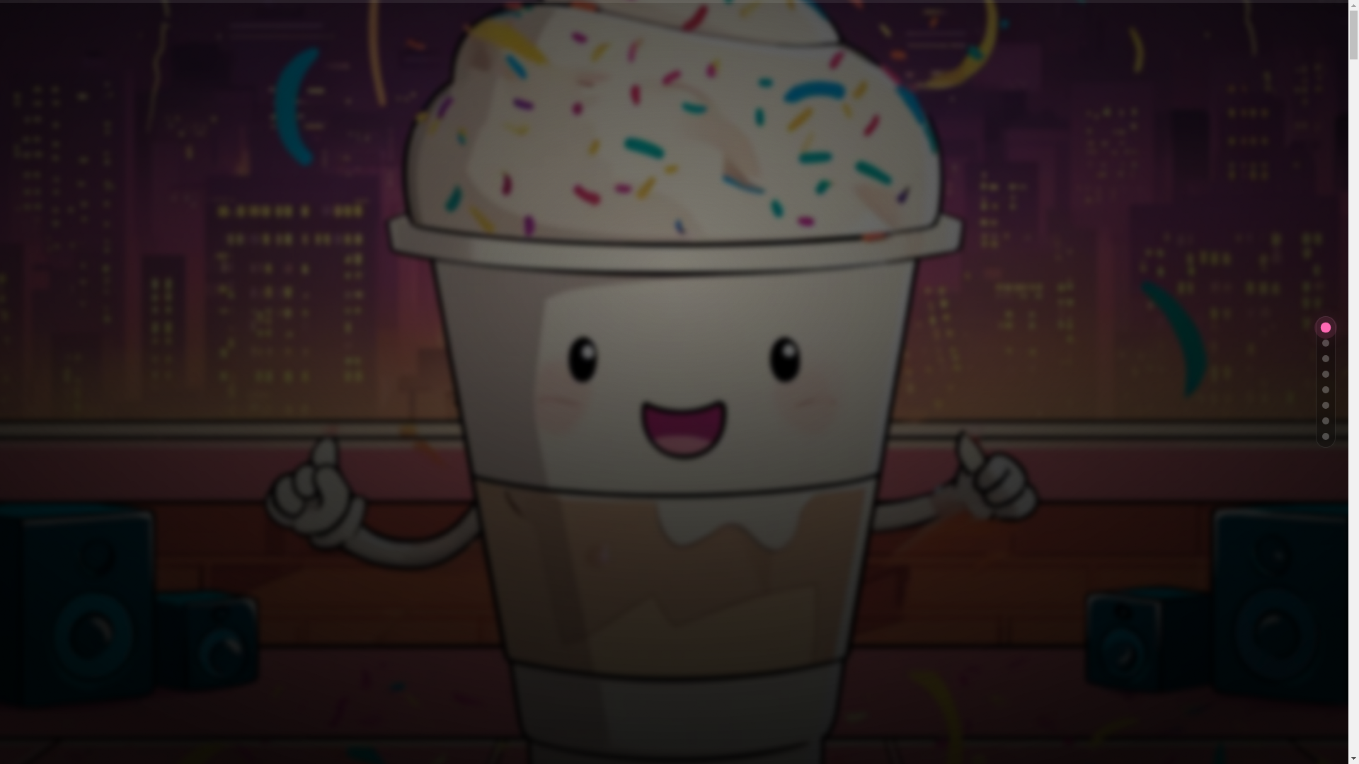 website screenshot of https://themilkshake.fun/