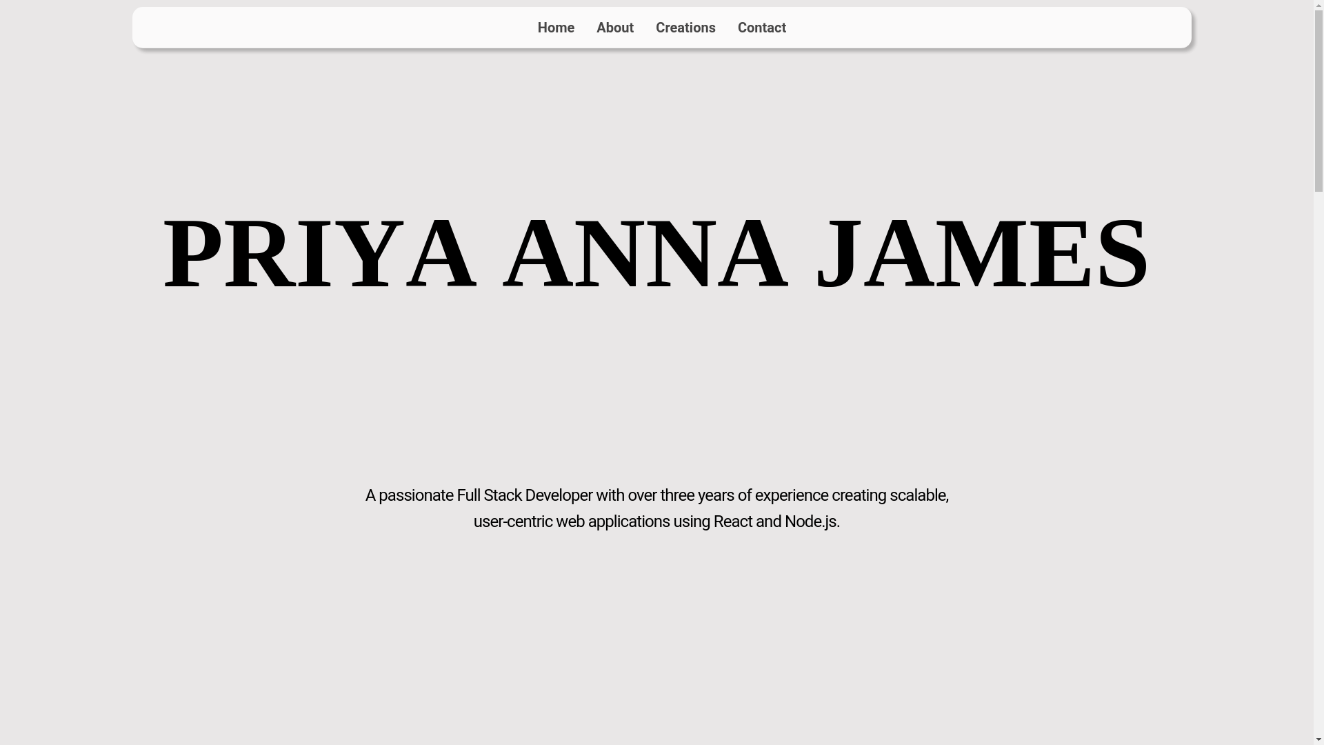 website screenshot of https://priya-anna-james.pages.dev/