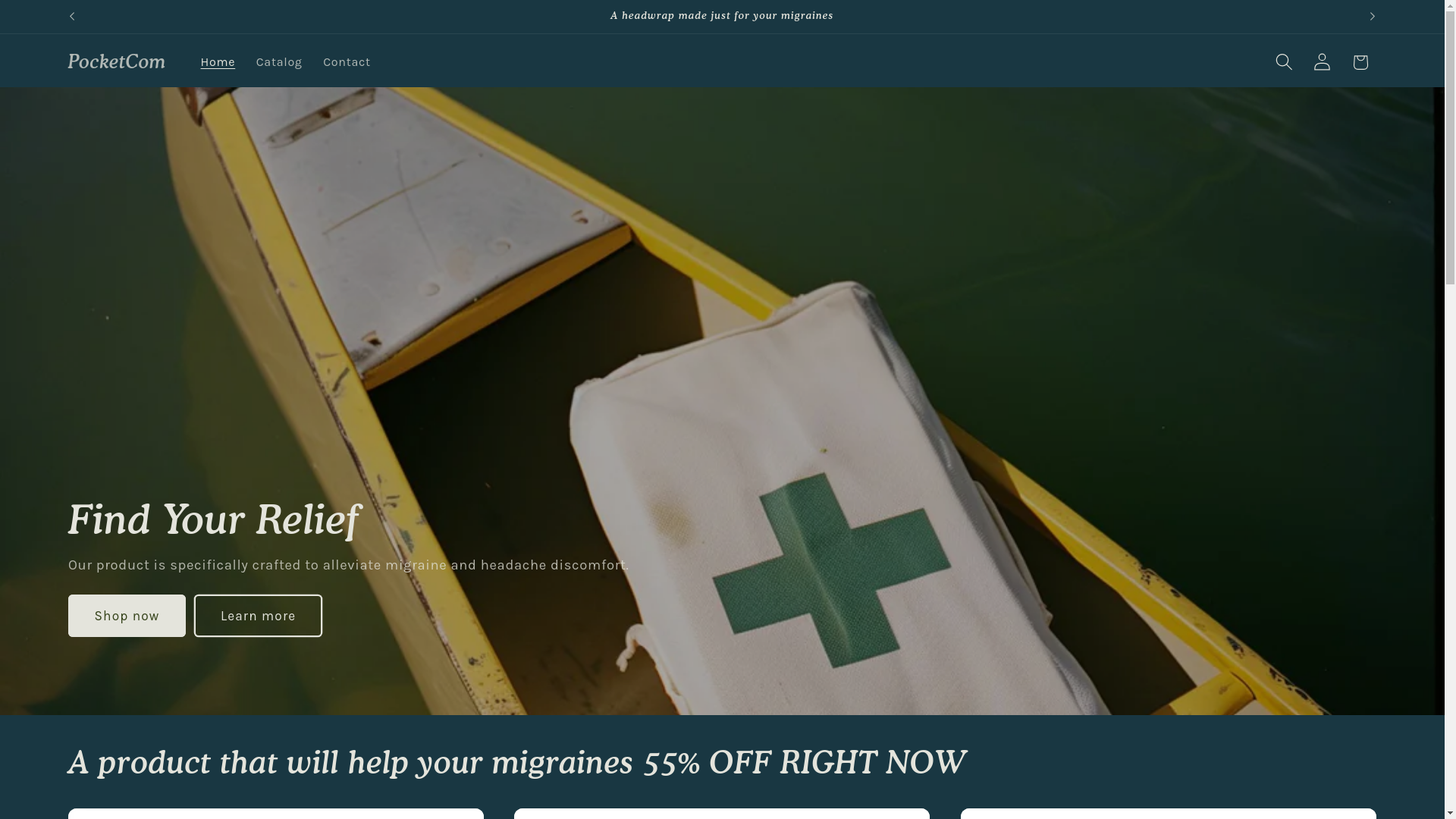 website screenshot of https://pocketcom.online/