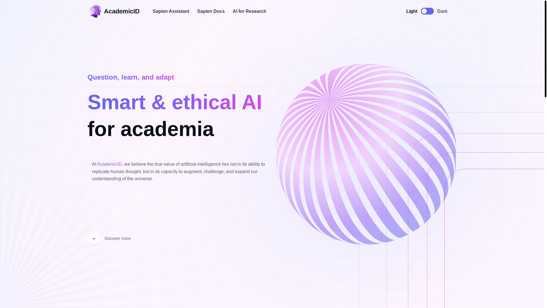 website screenshot of https://landing-b13.pages.dev/