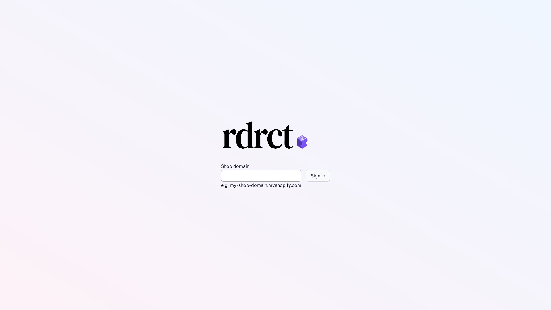 website screenshot of https://prod-rdrct-app.pages.dev/