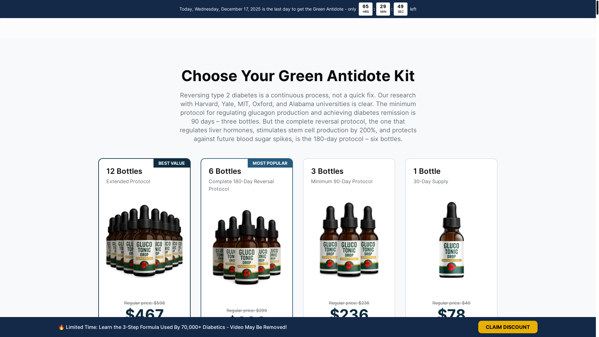 website screenshot of https://officialglucotonicdropsupplement.shop/