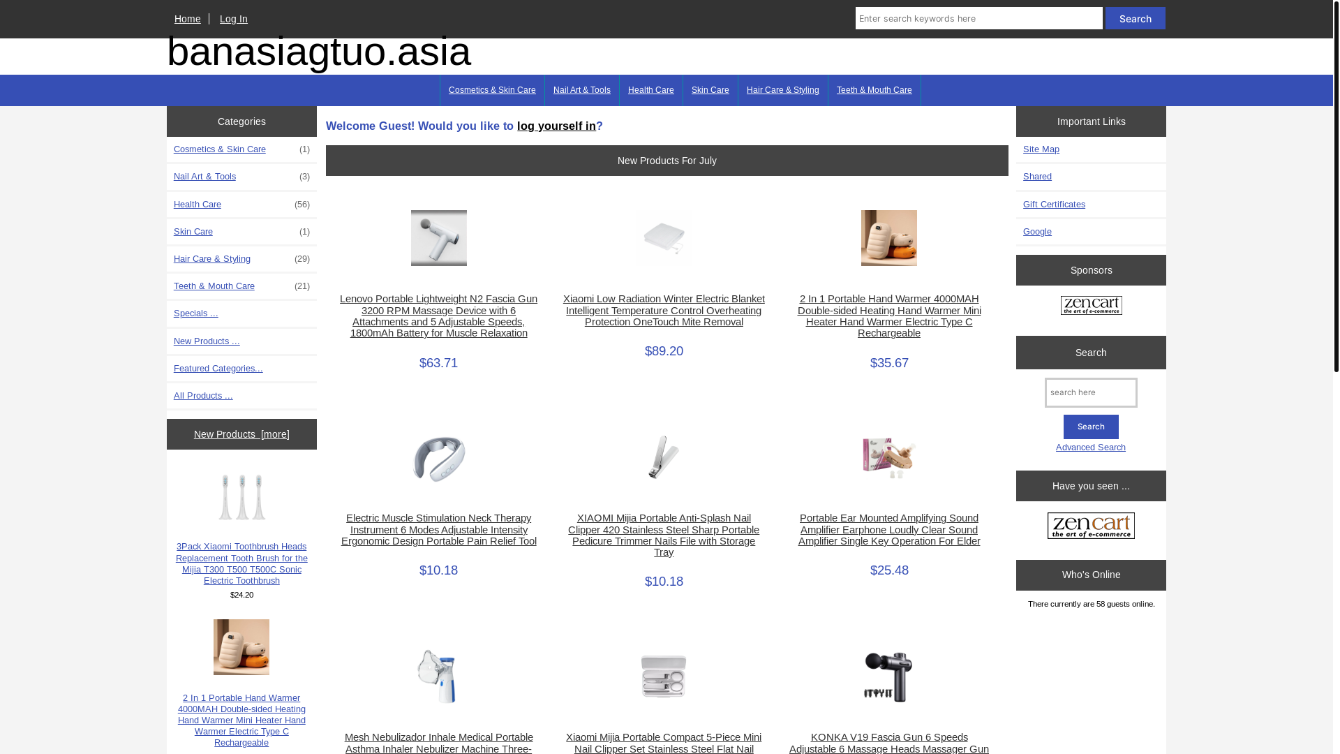 website screenshot of https://banasiagtuo.asia/
