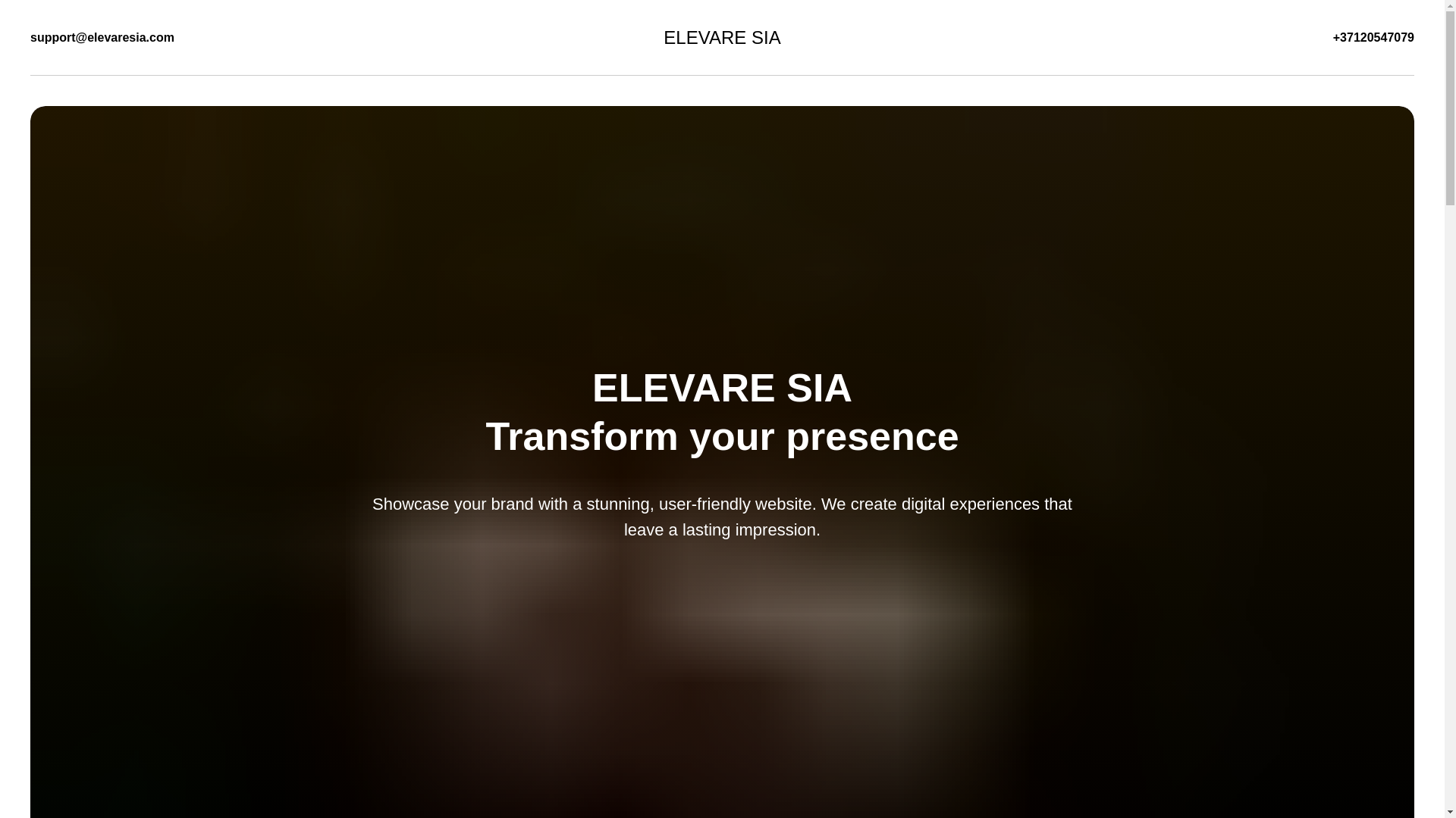 website screenshot of https://elevaresia.com/