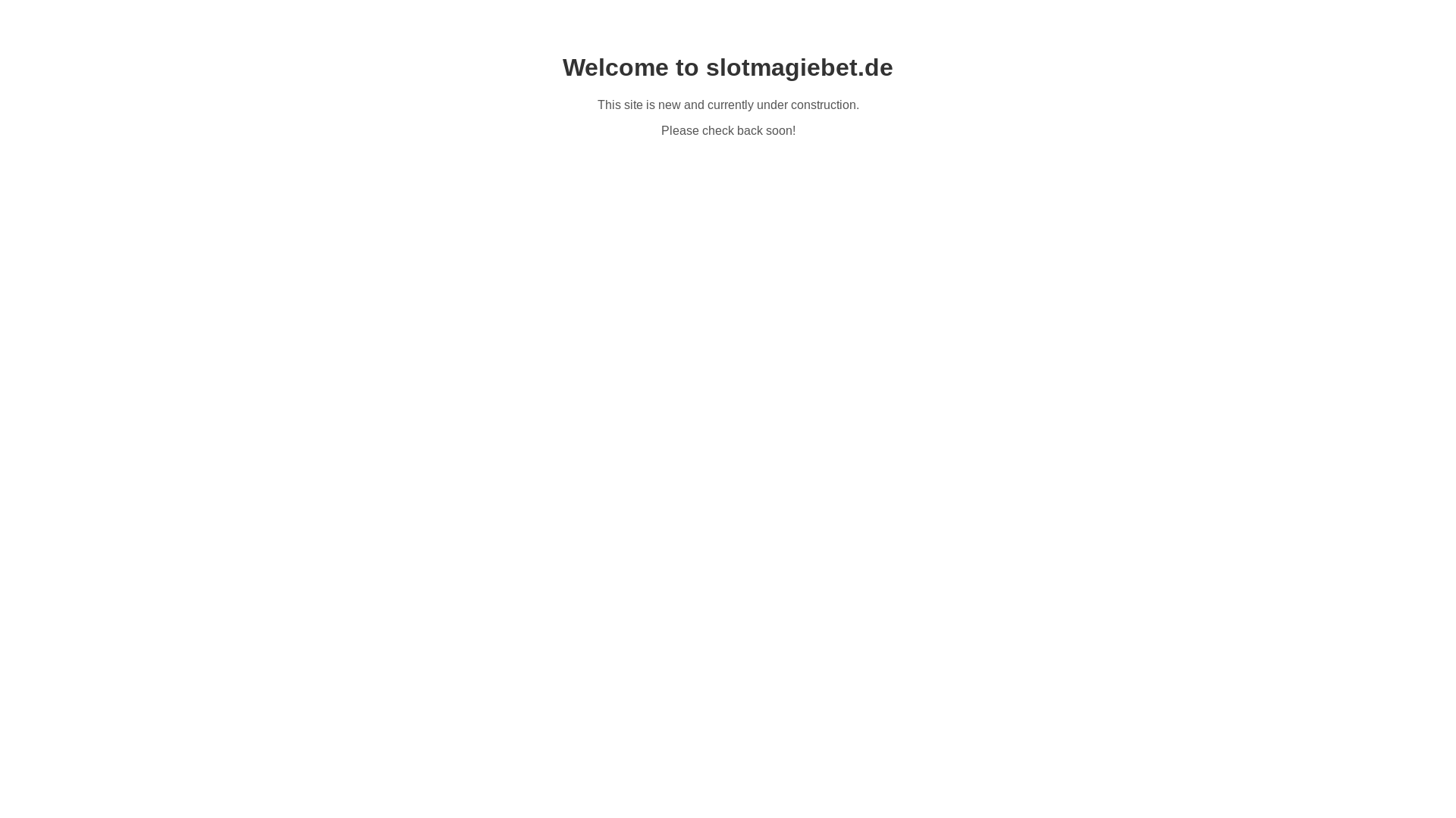 website screenshot of https://slotmagiebet.de/