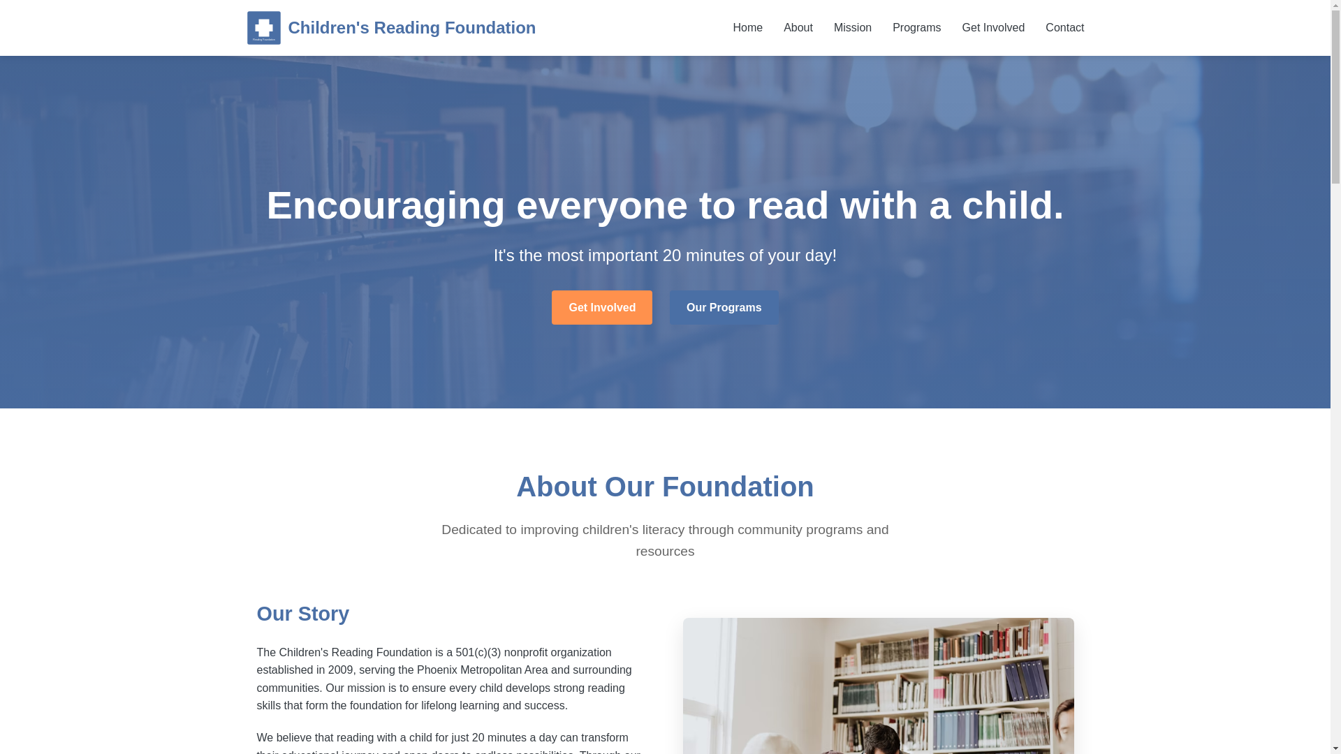 website screenshot of https://readingphoenix.pages.dev/