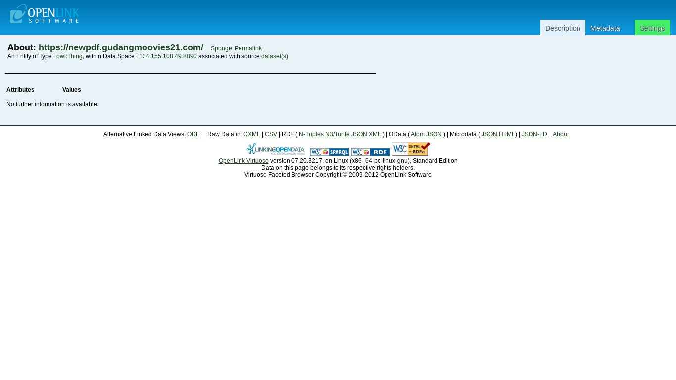 website screenshot of http://134.155.108.49:8890/describe/?uri=https://newpdf.gudangmoovies21.com/
