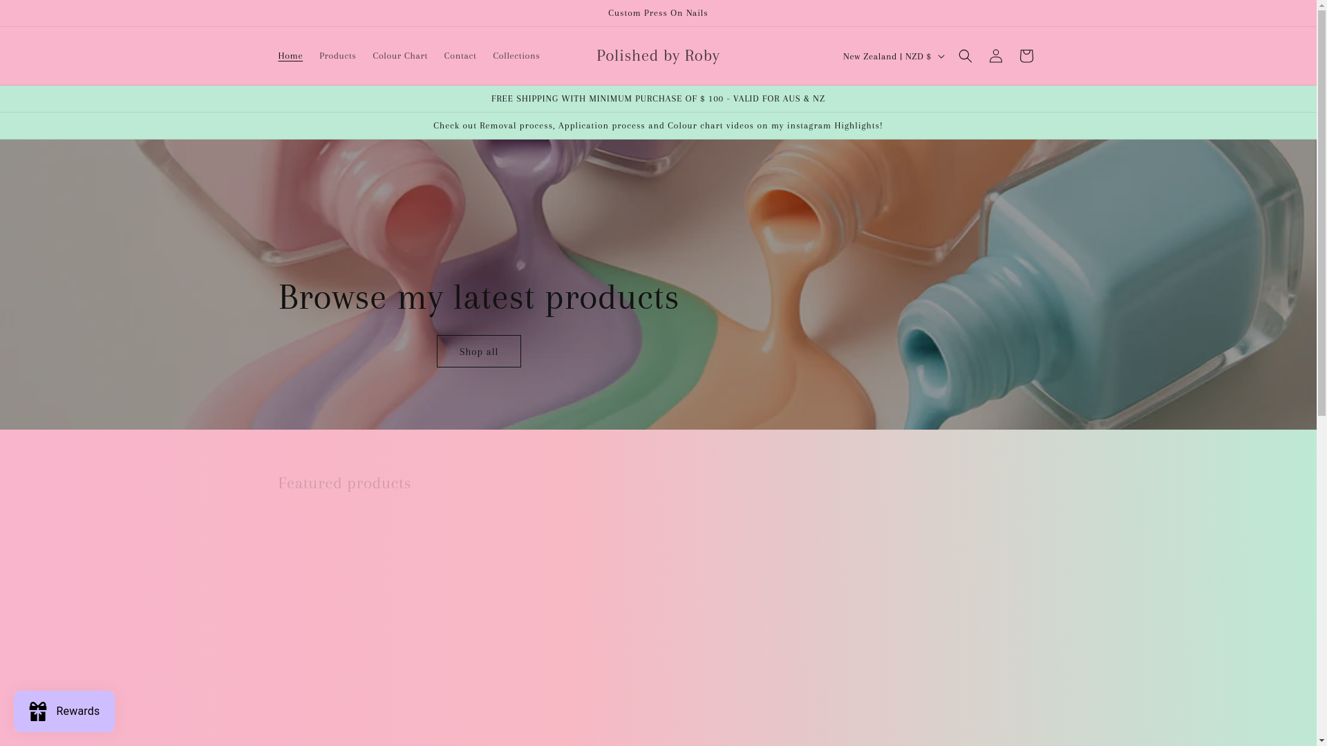website screenshot of https://polishedbyroby.com/