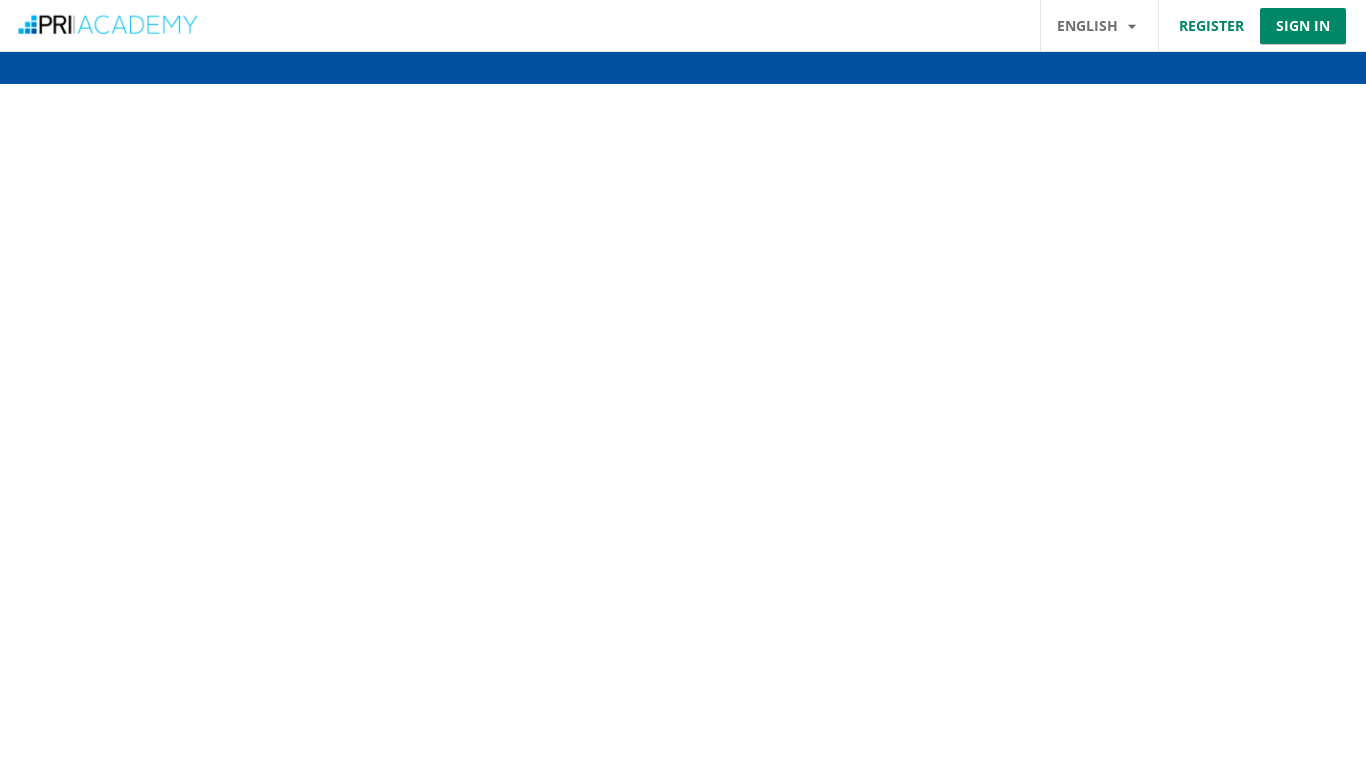 website screenshot of https://learn.priacademy.org/learn/courses/8/esg-in-alternative-investments-real-assets
