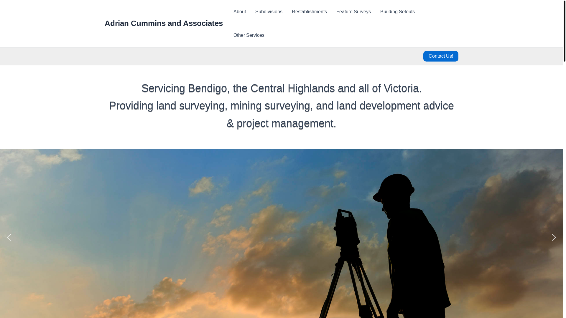 website screenshot of https://adriancummins.online/