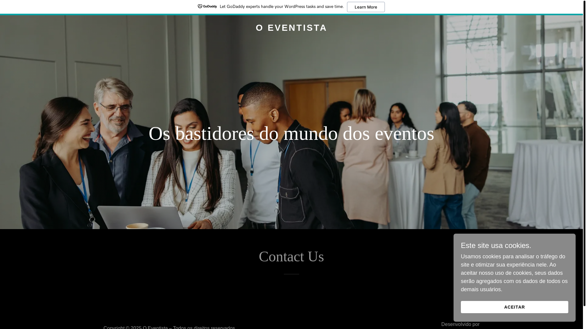 website screenshot of https://oeventista.com/
