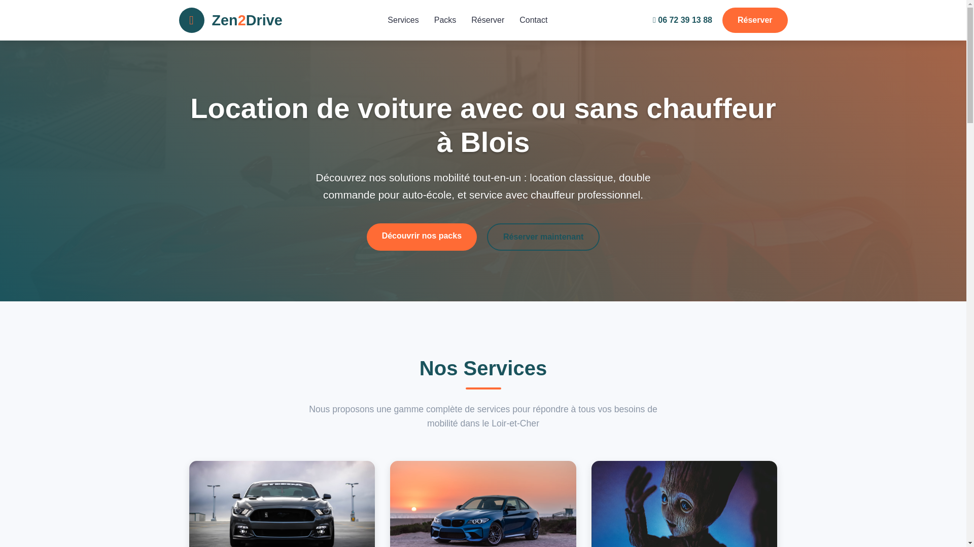 website screenshot of https://zen2drive.fr/