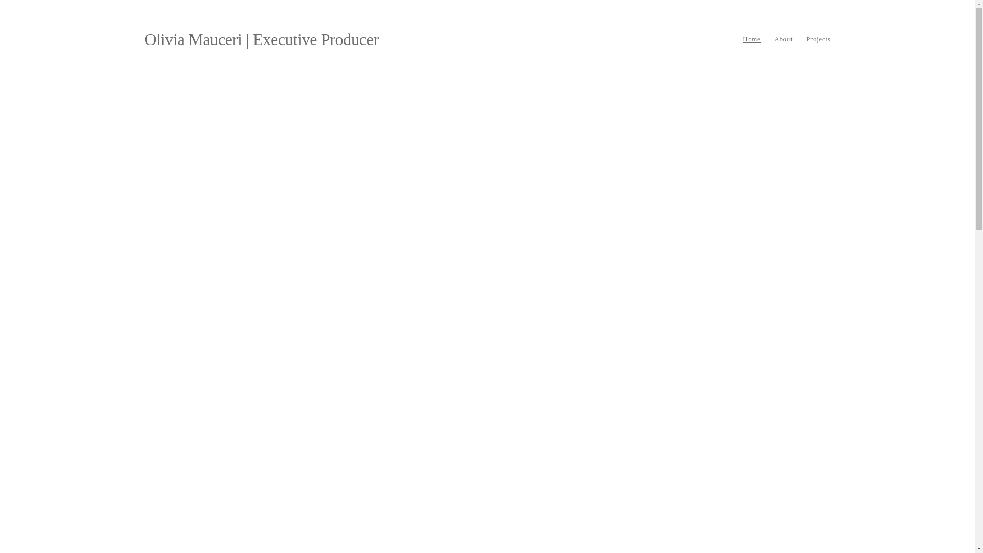 website screenshot of https://oliviamauceri.com/