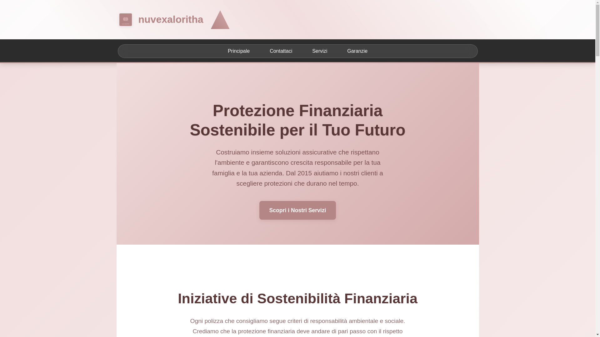 website screenshot of https://nuvexaloritha.com/