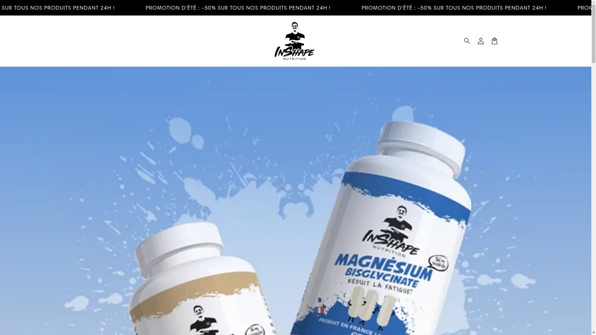 website screenshot of https://inshape-nutrition-fr.com/